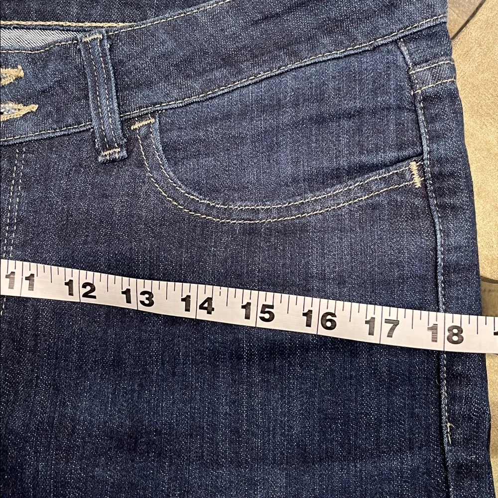 Levi's 526 Slender Boot Cut Jeans 29x30 Dark Wash Y2K Western Flap Pocket - Picture 8 of 9